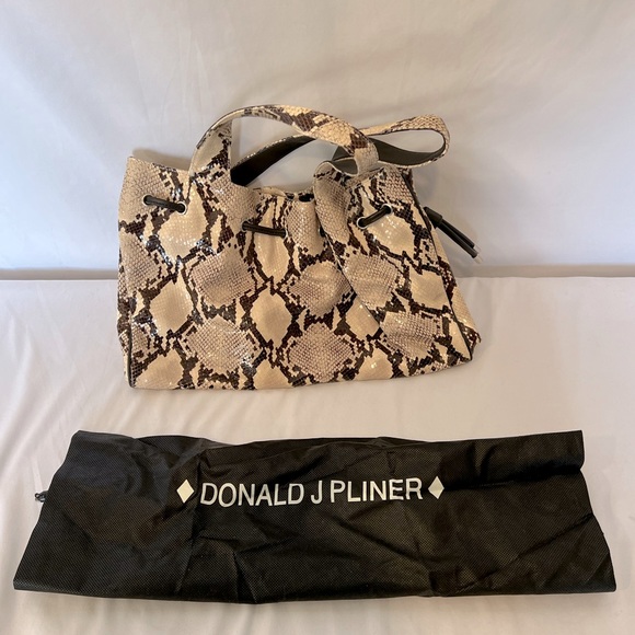 Donald J. Pliner Medium Size Snake Skin (Embossed) Bag - Picture 12 of 16